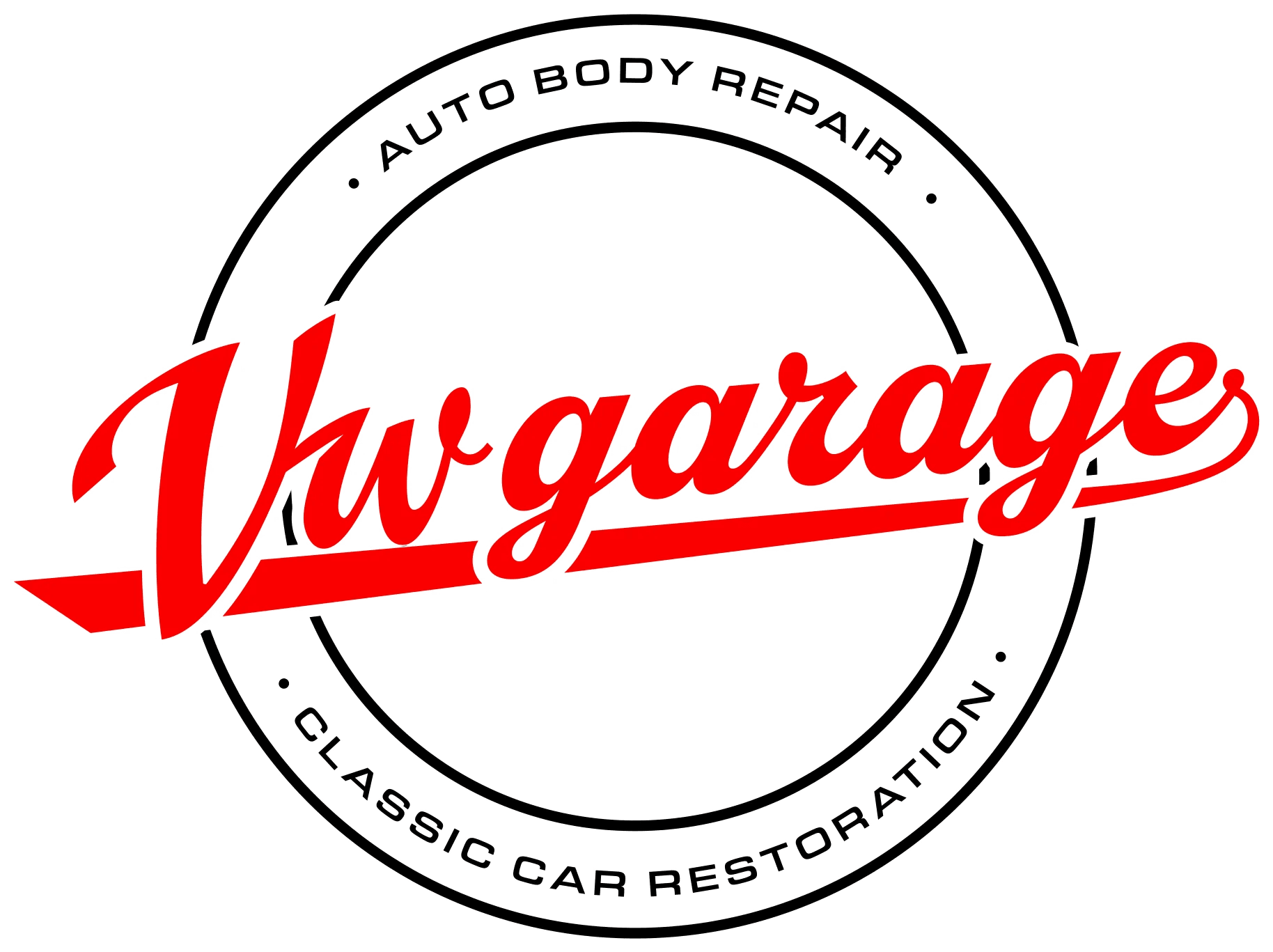 VW Garage Auto Body logo