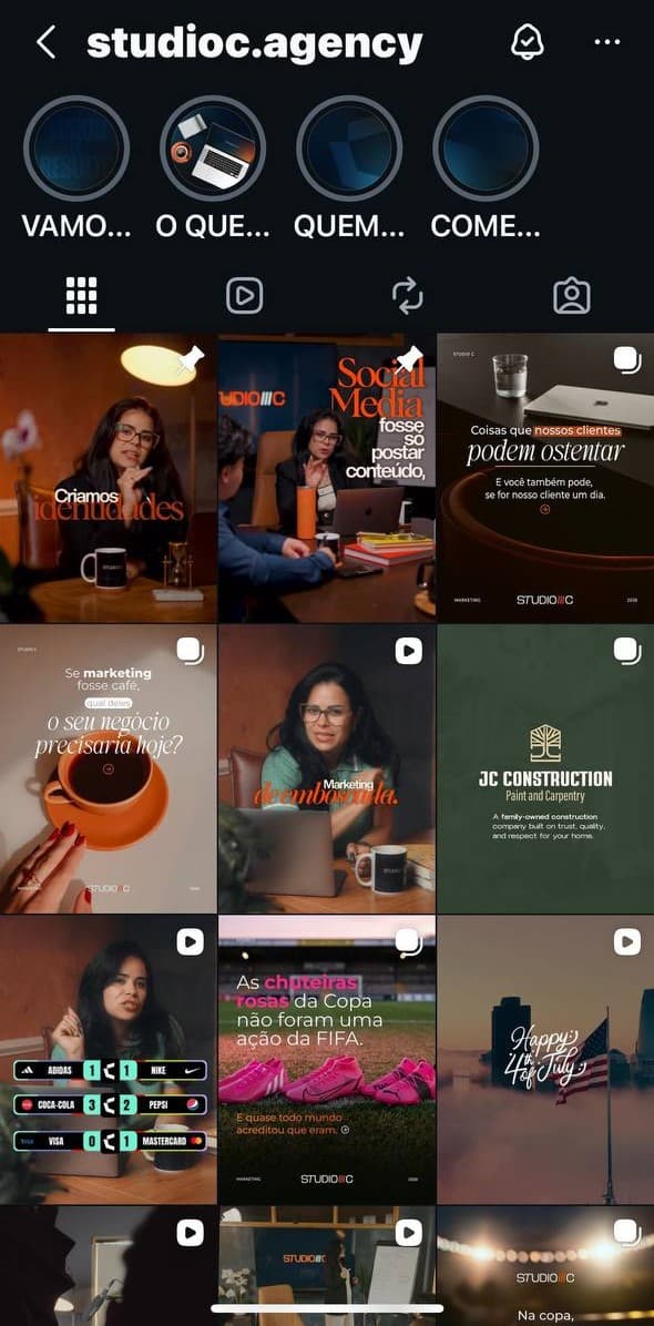 Studio C Agency Instagram Feed