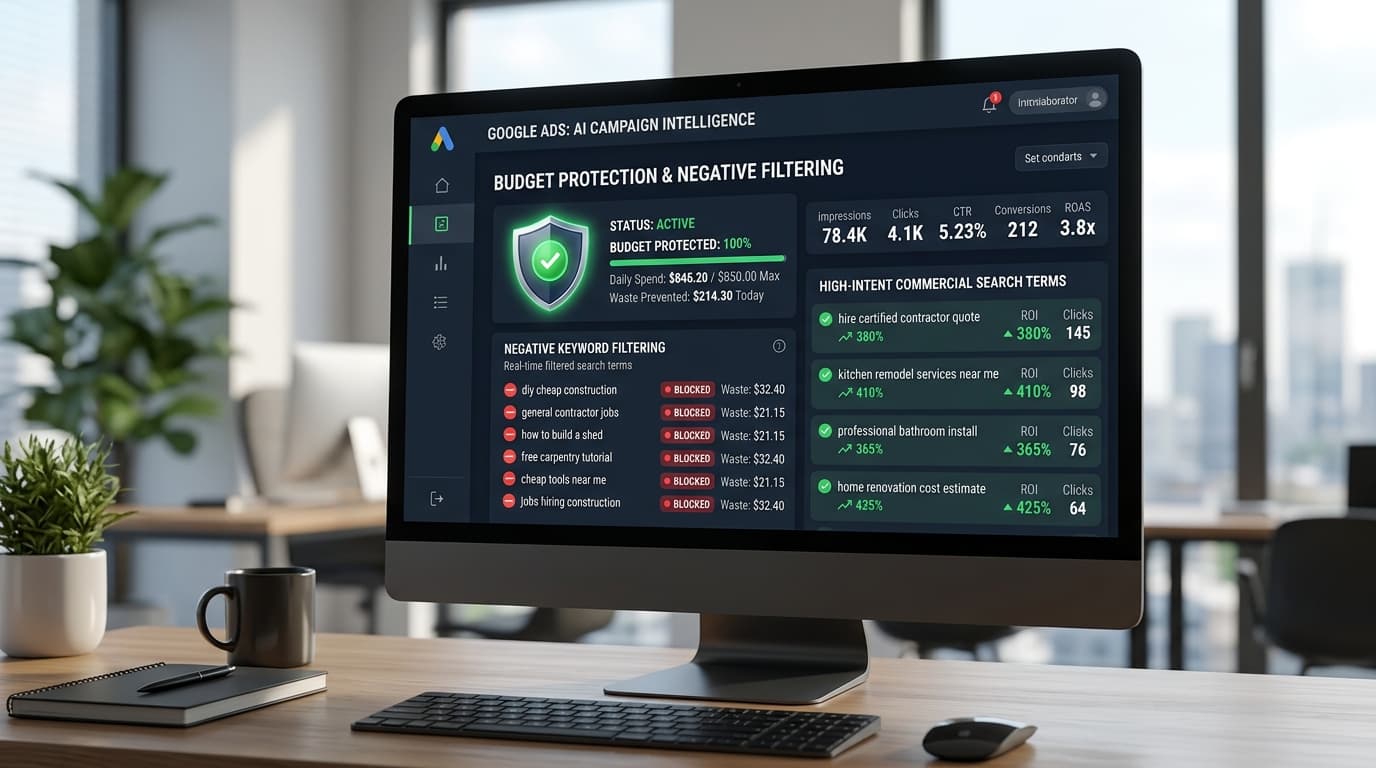 Budget Protection & Negative Search Filter
