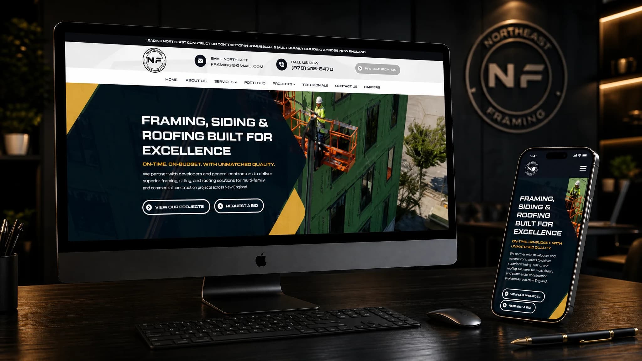 Northeast Framing Enterprise Before Redesign