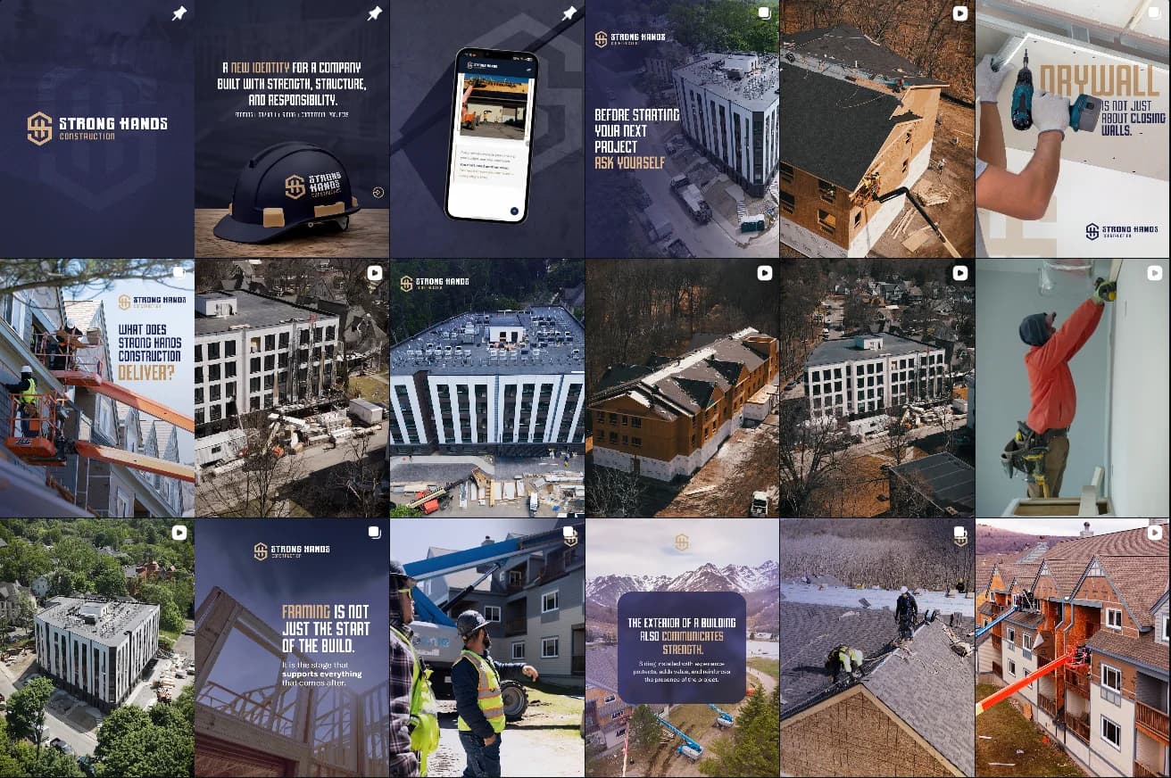 Strong Hands Official Instagram Grid Feed
