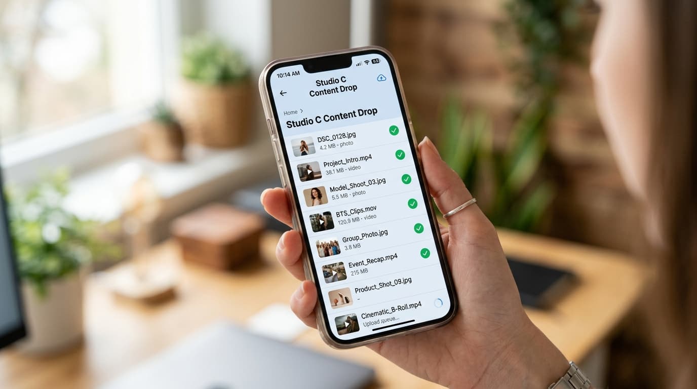 Drop Files in Your Shared Drive