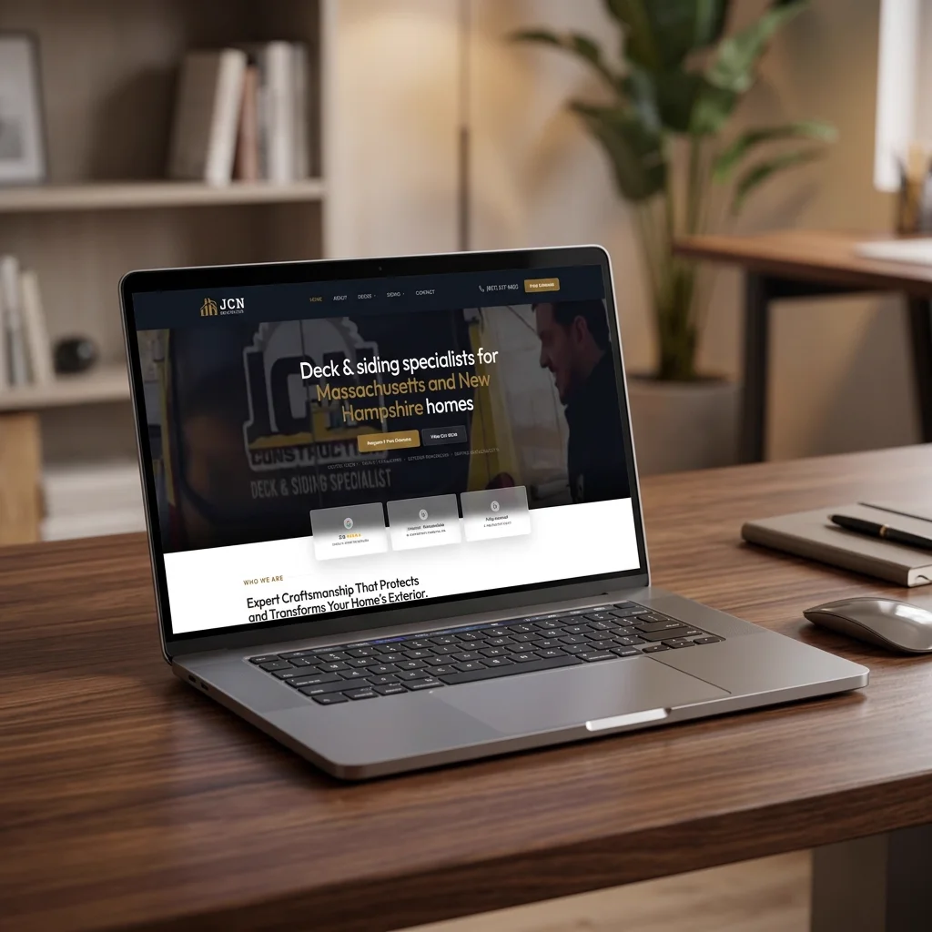 Before Website Redesign - Outdated Site