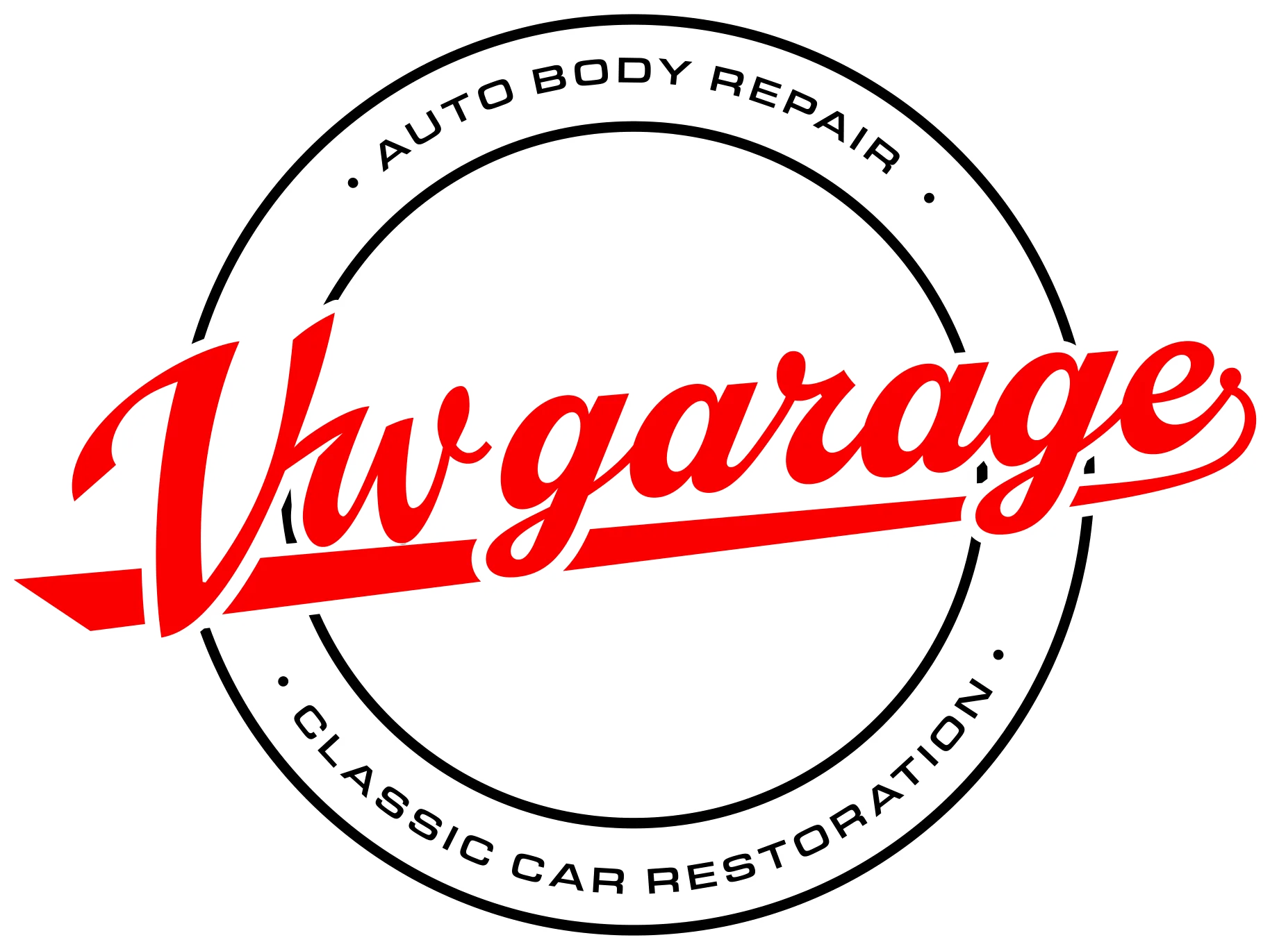 VW Garage Auto Body logo