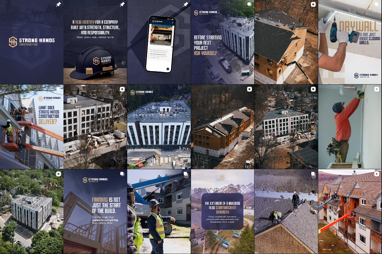 Strong Hands Official Instagram Grid Feed